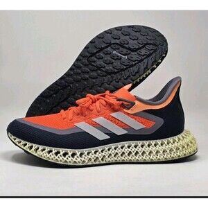 Adidas 4D FWD 2 Running Shoes Impact Orange Black Gray Mens Size 11.5 GY8421
